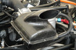 The Air Intake of a Powerful Car Engine.