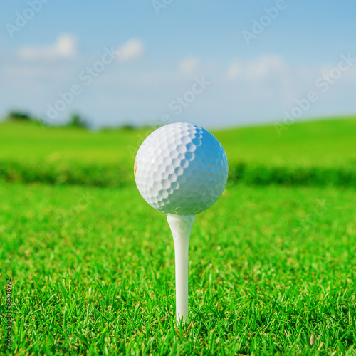 Obraz na płótnie canvas czteroczęściowy "tetraptyk" Klub Golfowy. 