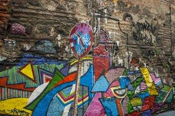  [Türkei] Istanbul - Graffiti, Straßenkunst, Kunst
