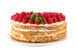 © Africa Studio - Tasty cake with fresh berries, isolated on white