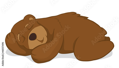 Sleeping bear Stock Photo | Adobe Stock