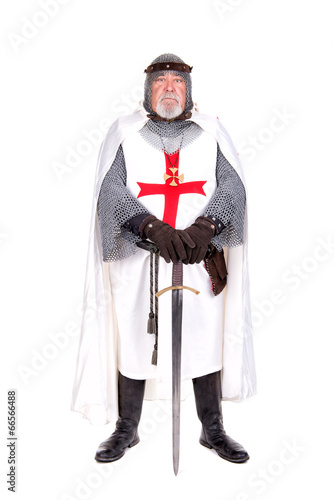 Obraz na płótnie rycerz Templariusz