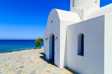 Wall Mural - A church on a shore near Protaras, Cyprus