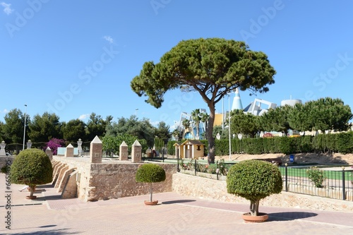Fotoboard na płycie Torrevieja. 