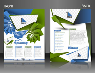 Wall Mural - flyer design content background.