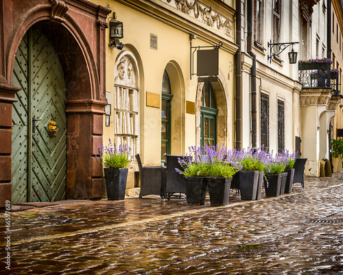 Naklejka - mata magnetyczna na lodówkę Krakow - Poland's historic center