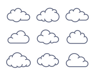 cloud shapes collection