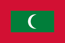 High Detailed Vector Flag Of Maldives