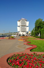 Wall Mural - Embankment of Rostov-on-Don and river station. Russia.