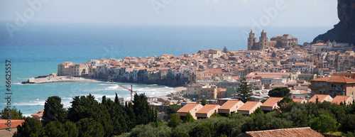 Fotoboard na płycie Panorama cefalu, Sycylia, 2009