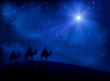 Three Wise Men And Star