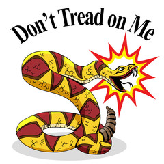 Sticker - Rattlesnake Dont Tread On Me