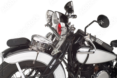 Naklejka samoprzylepna Zabytkowy motocykl