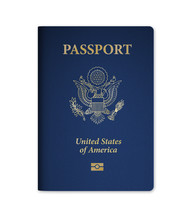 U.S. Passport With Microchip