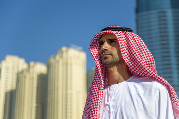 Portrait of the young arabian business man