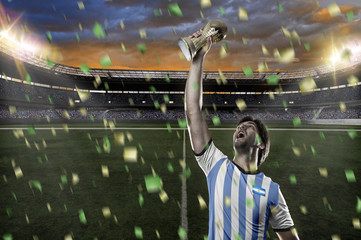 Wall Mural - Argentinian soccer player