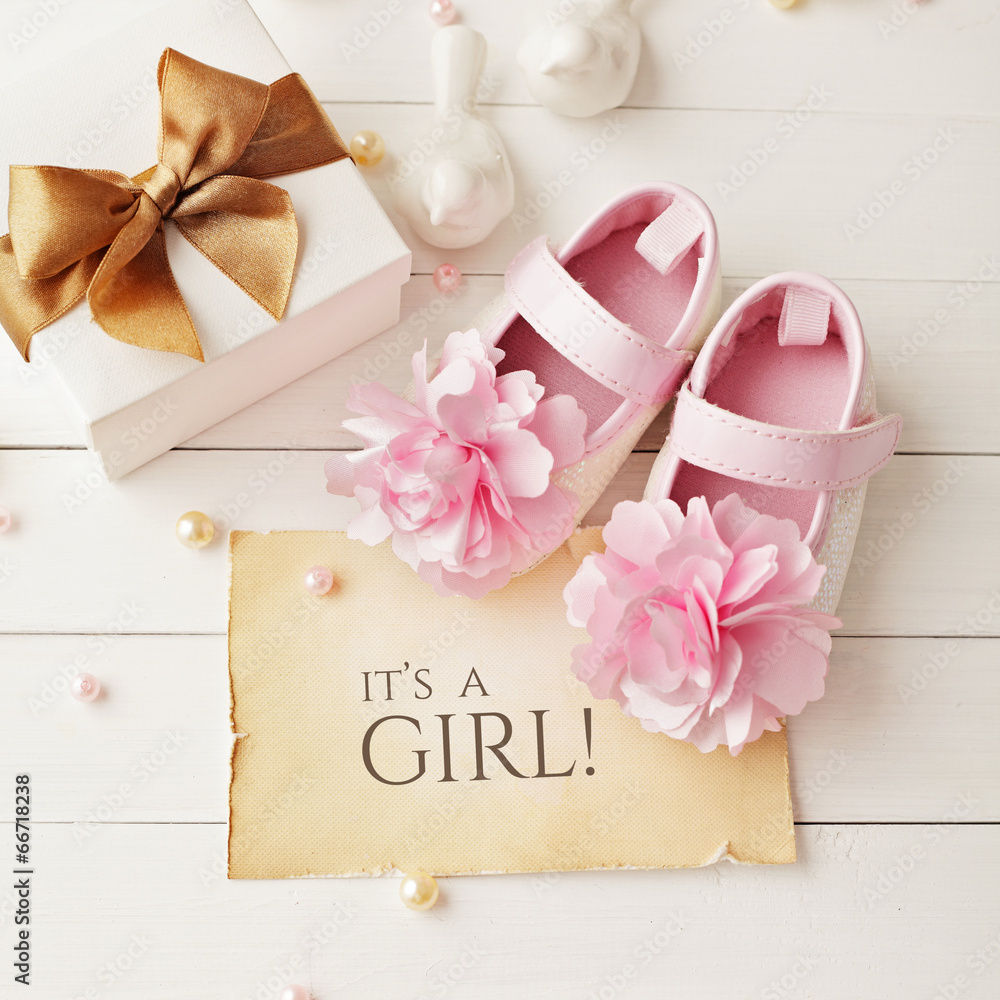 Fotografie Obraz Baby Shower Decoration It Is A Girl Posters Cz Fotografie Obraz Baby Shower Decoration It Is A Girl Posters Cz