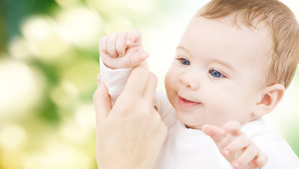 Wall Mural - adorable baby boy