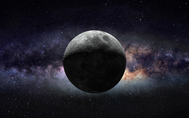 Wall Mural - moon and galaxy