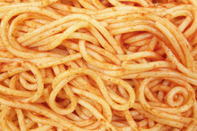 Closeup Spaghetti Pasta