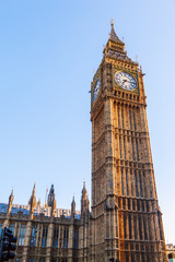 Fototapete - Uhrturm Big Ben in London