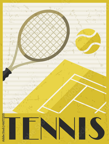 Obraz na płótnie canvas czteroczęściowy "tetraptyk" Tenis. 