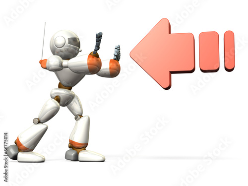 Fotografia, Obraz  Robot rejects it.