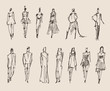 © TheMountBirdStudio - Fashion models, sketch, vector illustration, hand drawing