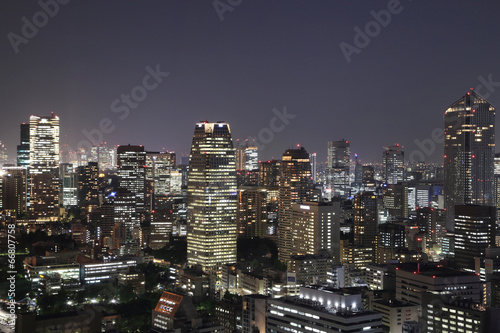 Fotoboard na płycie Tokio pejzaż nocą