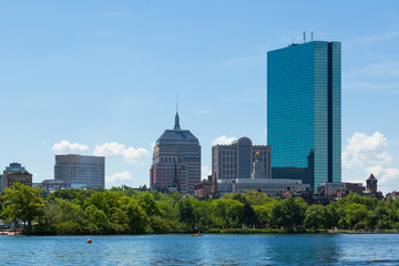 Wall Mural - Boston skyline from waterfront , Massachusetts, USA