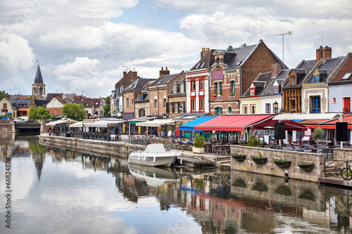 Fotoboard na płycie Belu nasyp w amiens, Francja