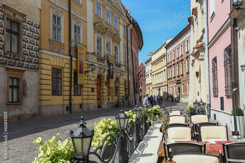 Board z aluminiowym obramowaniem Kraków - stare miasto