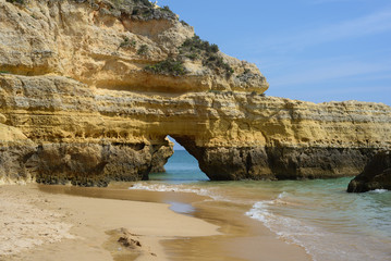 Colorful rock cliffs