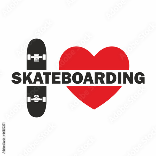 Fotoboard na płycie Ikona skateboarding