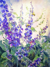 Flowers Oil Digital Painting