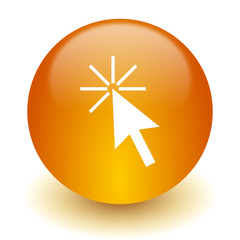 Fototapete - click here icon