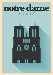 Poster - City of Paris Typographic Design
