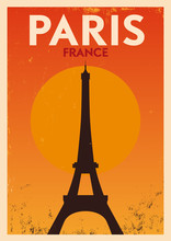 City Of Paris Typographic Design
