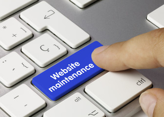 website maintenance. keyboard