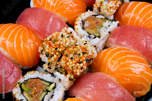 Fotoboard na płycie Sushi i bułki