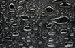 Regentropfen auf wasserdichter Oberfläche - Lotuseffekt
