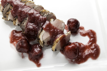 Duck with Cherry