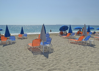 Fototapete - karavostasi beach - sivota greece
