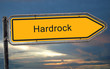 Strassenschild 19 - Hardrock