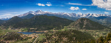 Panoramic View Of Rocky Mountains, Colorado, USA