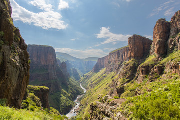 Maletsunyane River valley