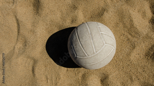 Naklejka samoprzylepna Boisko do siatkówki na plaży