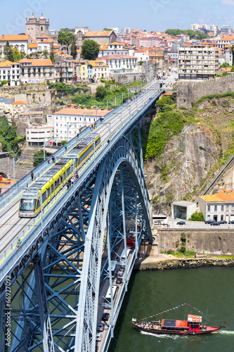 Naklejka na drzwi Porto Cityscape Portugal