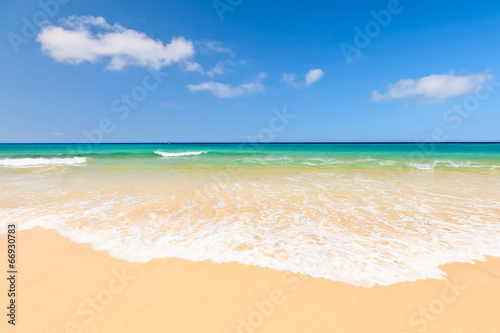Obraz na płótnie canvas dwuczęściowy "dyptyk" Piękna plaża ocean