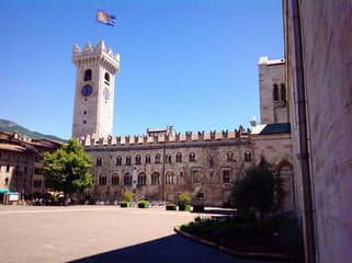 Wall Mural - view of Palazzo Pretorio in Trento